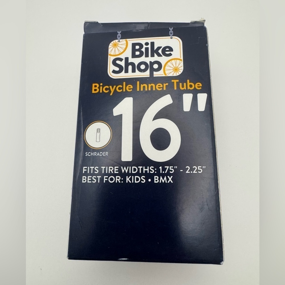 New Bike Shop Bicycle Inner Tube, Schrader Valve 16 " X 1.75-2.25" 16 Inch